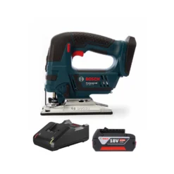 Bosch GST 18 V-LI B 18V Cordless Top Handle Jigsaw With 1 X 4.0Ah Battery & Charger