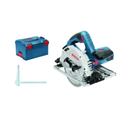 Bosch GKS55+GCE 240v Circular Saw In L-Boxx 1350W 165mm