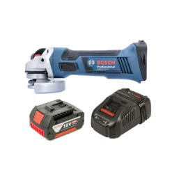 Bosch GWS 18 V-LI Cordless Angle Grinder 115mm With 1 X 5.0Ah Battery & Charger