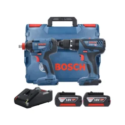 Bosch 06019G5275 18V Professional Combi Drill & Impact Driver Twin Pack With 2 X 4.0Ah Batteries, Charger & Case