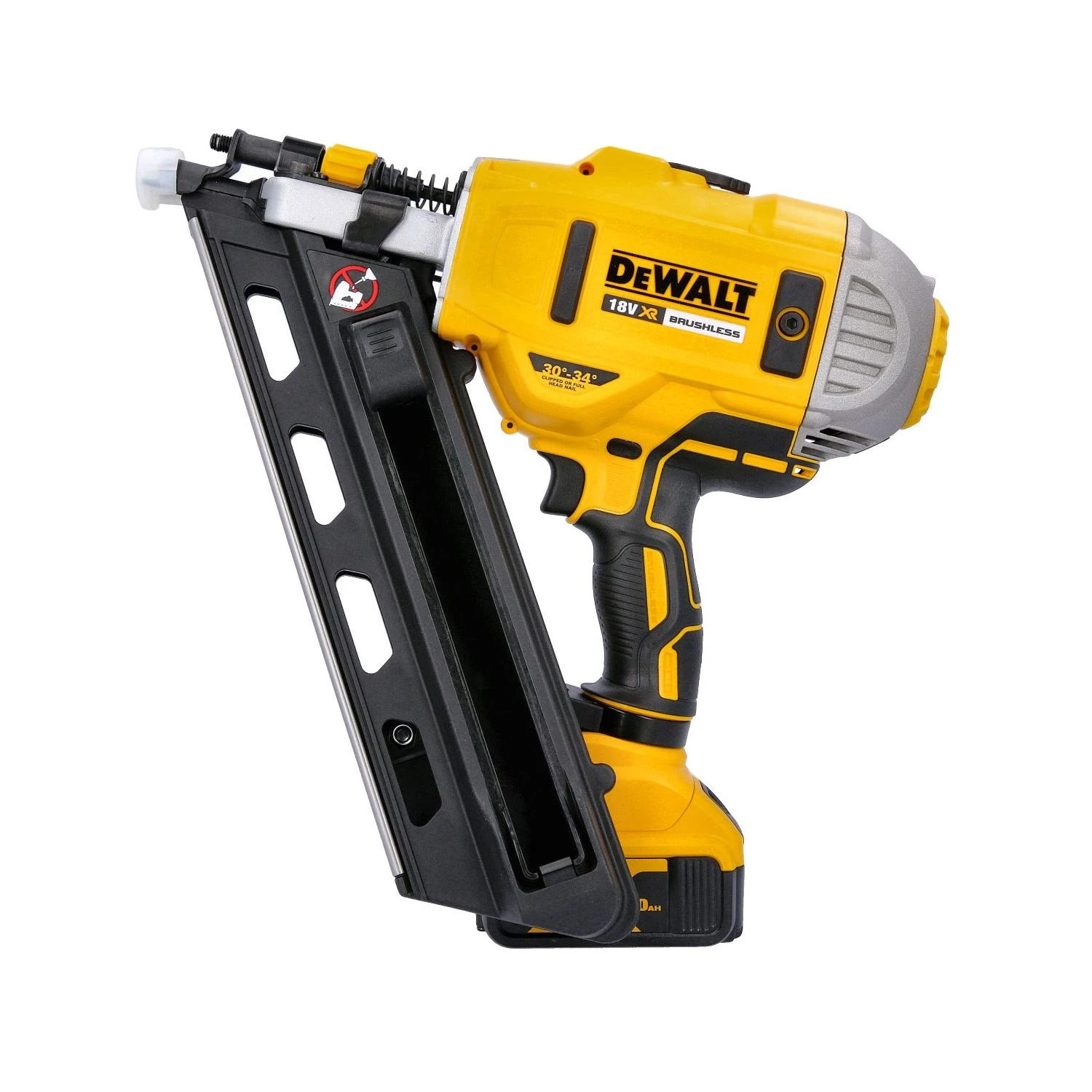 Dewalt DCK264P2 18V XR Li-ion Brushless Nailer Twin Pack With 2 X 5.0Ah Batteries, Charger & Case - Image 6