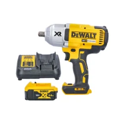DeWalt DCF899 18V Cordless High Torque Brushless Impact Wrench With 1 X 5.0Ah Battery & Charger