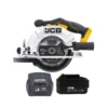 JCB 21-18CS-B 18V Cordless 165mm Circular Saw With 1 X 4.0Ah Battery & Charger