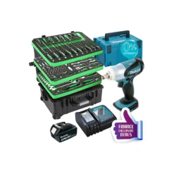 Makita DTW251 18V Wrench + 1 X BL1830,DC18RC,Case,TOOLTROLLEY