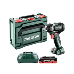 Metabo SSW 18 LT 300 BL 18V Cordless Brushless 1/2" Impact Wrench With 1 X 4.0Ah Battery, Charger & MetaBox