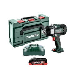 Metabo SSW 18 LTX 1750 BL 18V Cordless Brushless 3/4" Impact Wrench With 1 X 4.0Ah Battery, Charger & MetaBox