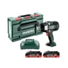 Metabo SSW 18 LTX 1750 BL 18V Cordless Brushless 3/4" Impact Wrench With 2 X 4.0Ah Batteries, Charger & MetaBox