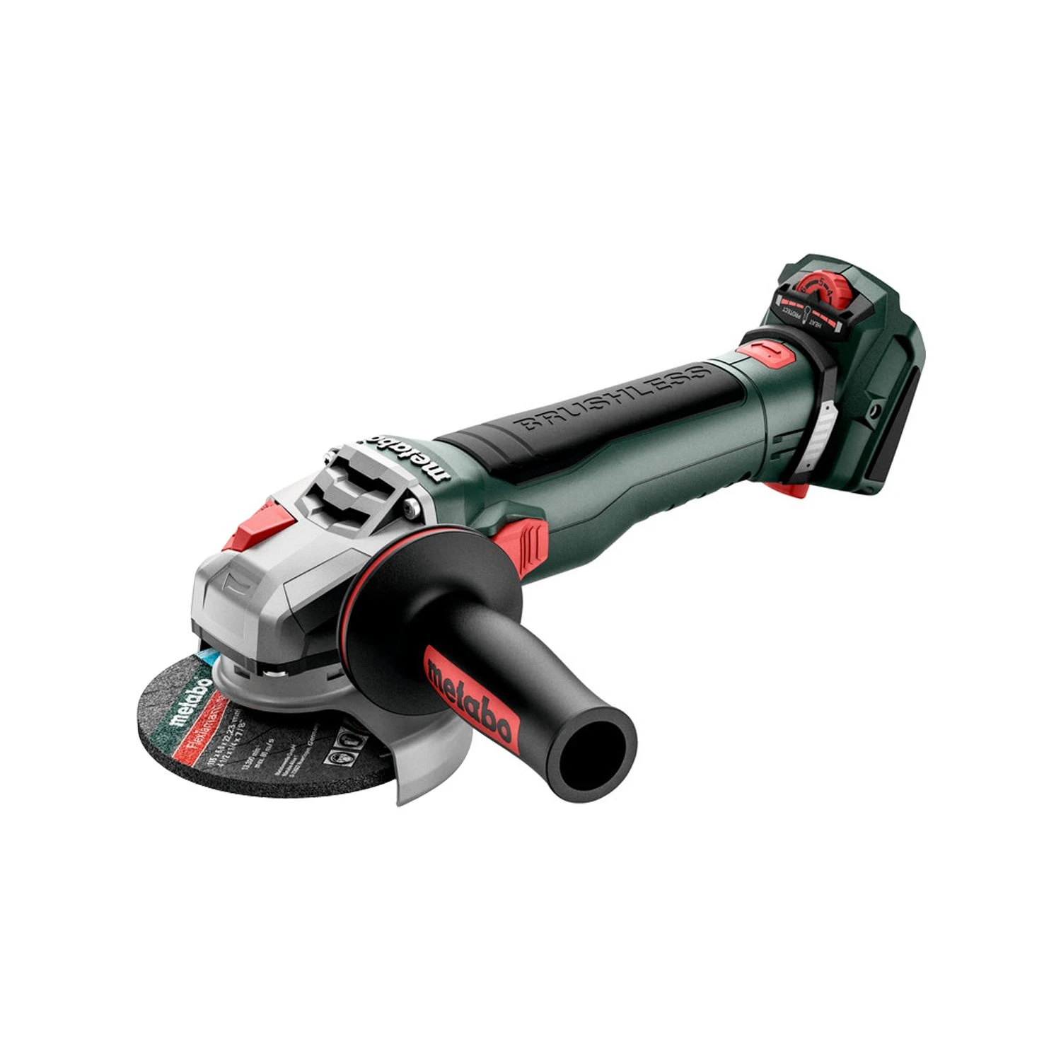Metabo WVB 18 LT BL 11-115 Quick 18V Cordless Brushless 115mm Angle Grinder With MetaBox - 613056840 - Image 2