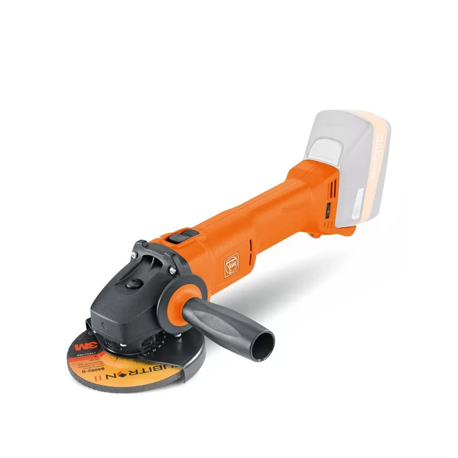 Fein CCG 18-115 BL Select 18V 115mm Brushless Angle Grinder With 2 X 5.2Ah Batteries - Image 2