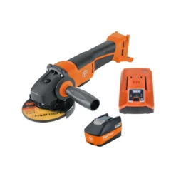 Fein CCG 18-125 BLPD SELECT 18V Cordless Brushless Angle Grinder Paddle With 1 X 5.2Ah Battery & Charger