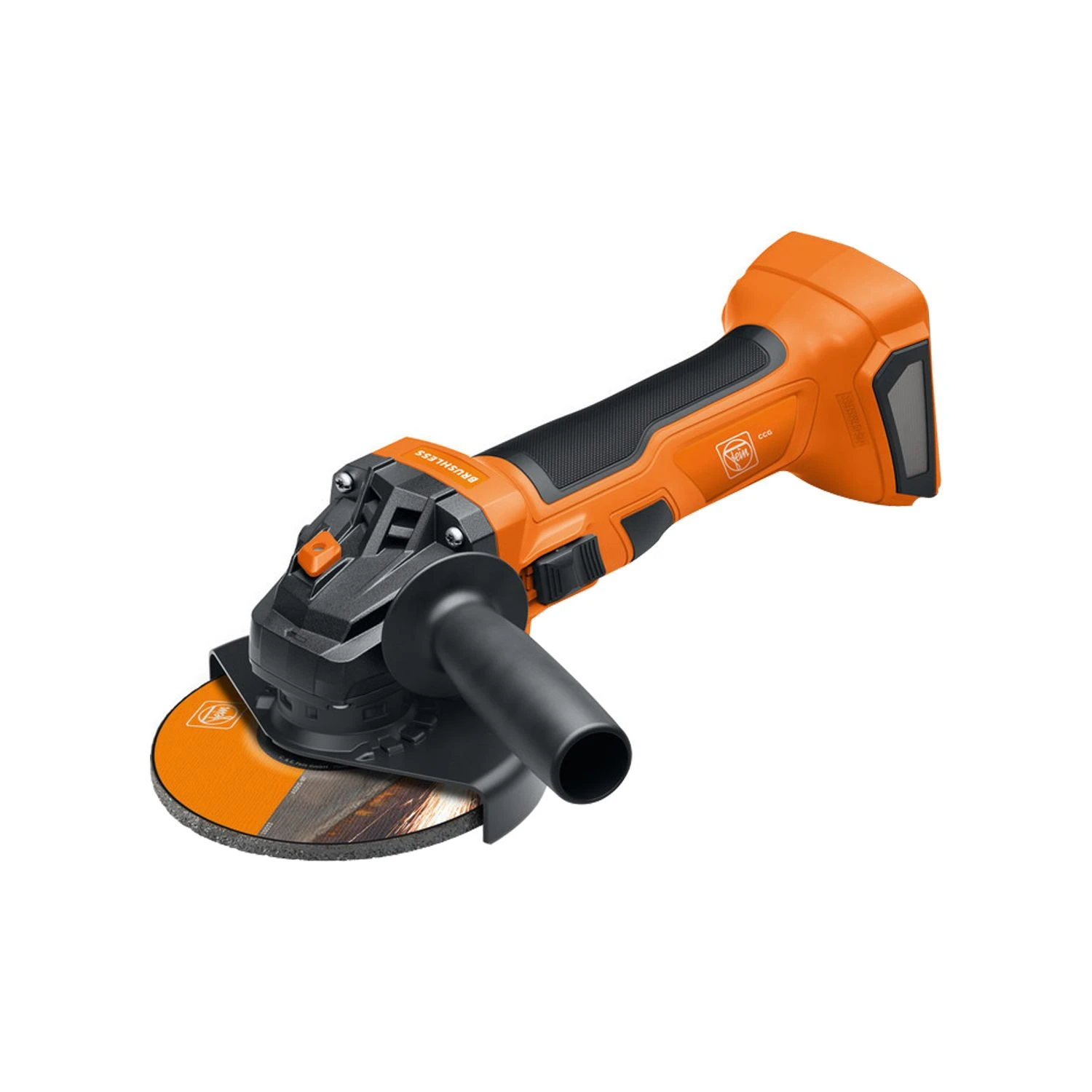 Fein CCG 18-125-7 AS 18V Cordless Brushless AMPShare 125mm Angle Grinder Bare Unit - 71220761000