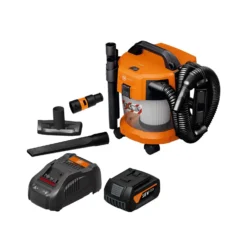 Fein ASBS 18-10 Select AS 18V Cordless L-Class Wet & Dry Vacuum Cleaner With 1 X 5.0Ah Battery & Charger