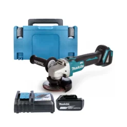 Makita DGA456 18V BL Grinder + 1 X BL1840 ,Charger & Case