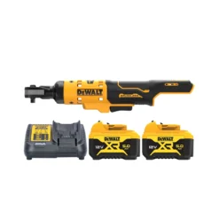 DeWalt DCF503 12V XR Cordless Brushless 3/8" Open Head Ratchet With 2 X 5.0Ah Batteries & Charger