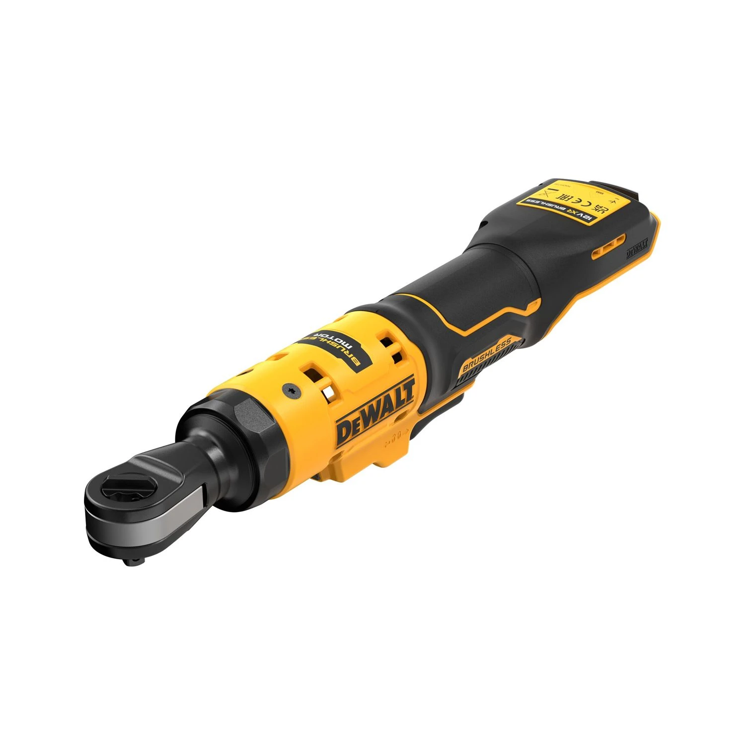 DeWalt DCF503 12V XR Cordless Brushless 3/8" Open Head Ratchet With 2 X 5.0Ah Batteries & Charger - Image 4
