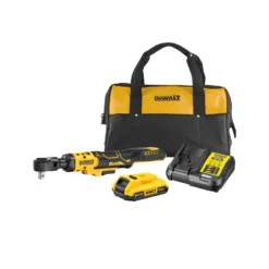 Dewalt DCF512D1 18V Cordless Brushless 1/2" Open Head Ratchet With 1 X 2.0Ah Battery, Charger & Bag