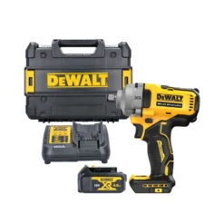 DeWalt DCF891 18V XR Cordless Brushless Hog Ring Anvil Impact Wrench With 1 X 4.0Ah Battery, Charger & Case