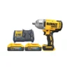 DeWalt DCF900 18V XR Cordless Brushless 1/2" High Torque Impact Wrench With 2 X 5.0Ah Powerstack Batteries & Charger