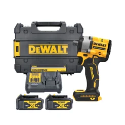 DeWalt DCF922 18V XR Cordless Brushless 1/2" Detent Pin Impact Wrench With 2 X 4.0Ah Batteries, Charger & Case