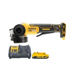DeWalt DCG406 18V XR 5 Inch / 125mm Brushless Angle Grinder With 1 X 2.0Ah Battery & Charger