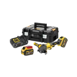 DeWalt DCG418T2 54V Cordless Brushless FlexVolt 125mm Angle Grinder With 2 X 6.0Ah Batteries, Charger & Case