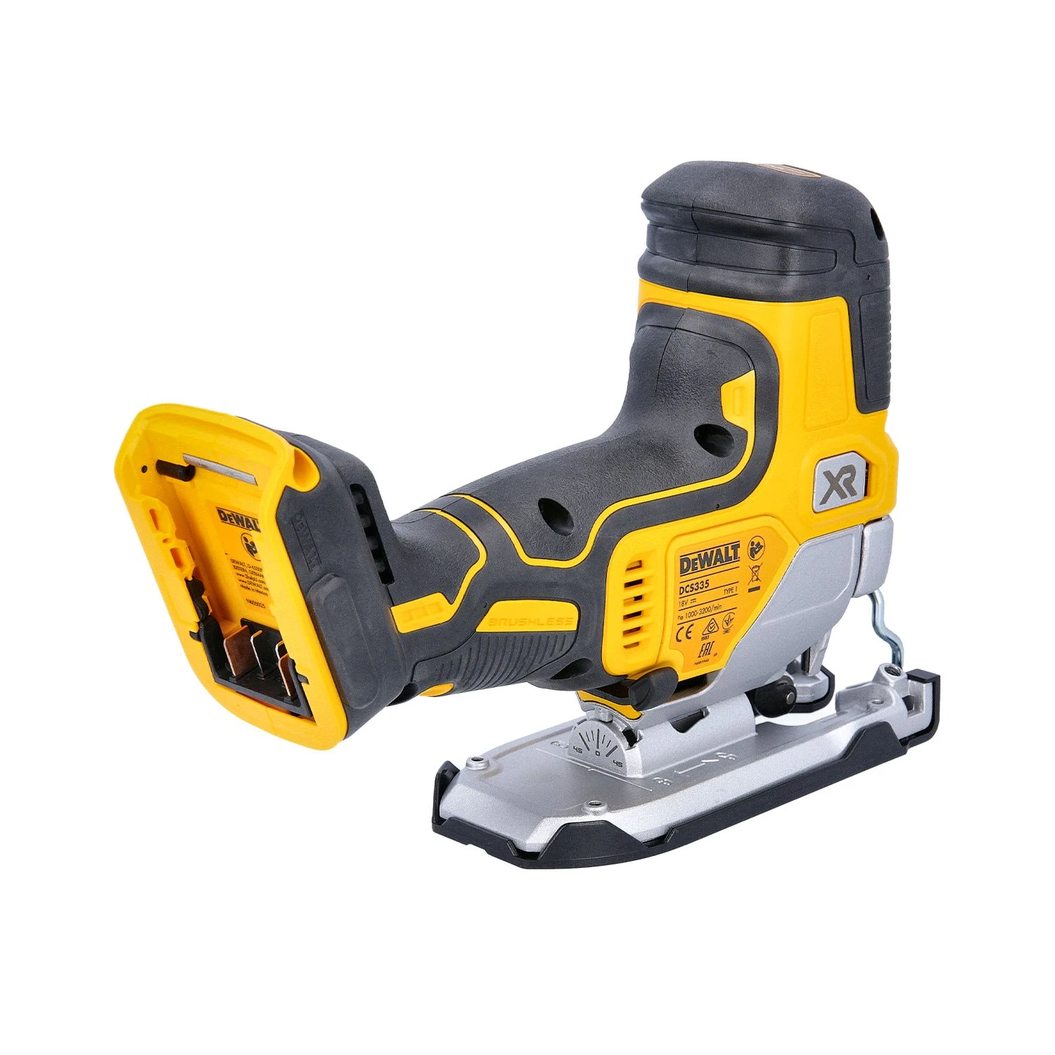 DeWalt DCS335 18V XR Cordless Brushless Body Grip Jigsaw With 1 X 5.0Ah Battery, Charger & DWST1-70703 TStak Case - Image 5