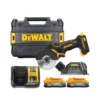 DeWalt DCS438E2T 18V Cordless Brushless 75mm Powerstack Cut Off Saw With 2 X Batteries, Charger & Case
