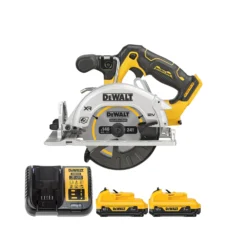 DeWalt DCS512 12V XR Cordless Brushless 140mm Circular Saw With 2 X 3.0Ah Batteries & Charger