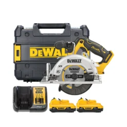 DeWalt DCS512 12V XR Cordless Brushless 140mm Circular Saw With 2 X 3.0Ah Batteries, Charger & Case