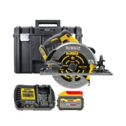 DeWalt DCS576 54V XR Brushless Flexvolt 190mm Circular Saw With 1 X 9.0Ah Battery, Charger & Case