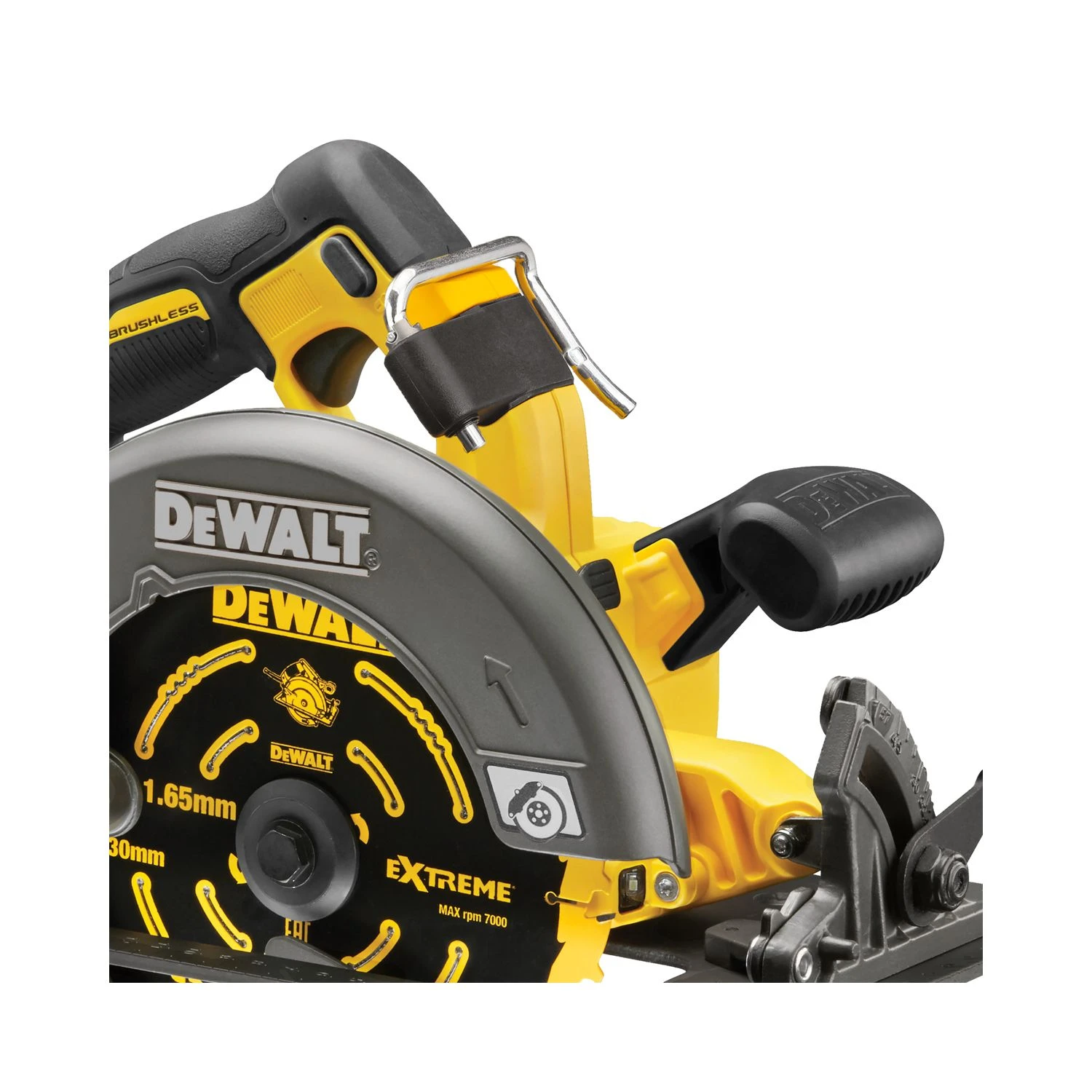 DeWalt DCS578 54V Cordless Brushless FlexVolt 190mm Circular Saw With 1 X 6.0Ah Battery, Charger & TSTAK VI Case - Image 6
