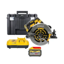 DeWalt DCS579 54V XR Cordless Brushless FlexVolt 190mm Circular Saw With 1 X 9.0Ah Battery, Charger & TSTAK Case