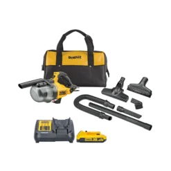 DeWalt DCV501L 18V Cordless Brushless Stick Vacuum L-Class Vacuum With 1 X 2.0Ah Battery, Charger & Bag