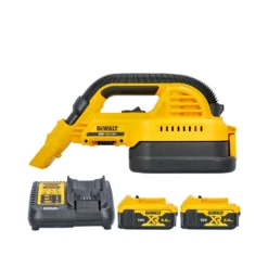 DeWalt DCV517 18V Wet & Dry Hepa Filter Vacuum With 2 X 5.0Ah Batteries & Charger