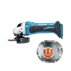 Makita DGA452 18V 115mm LXT Angle Grinder With 2 Extra Diamond Blades