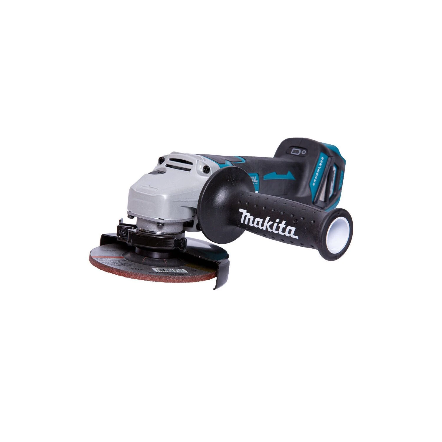 Makita DGA517 18V BL Grinder + 2 X 5.0Ah Batteries & Charger - Image 5