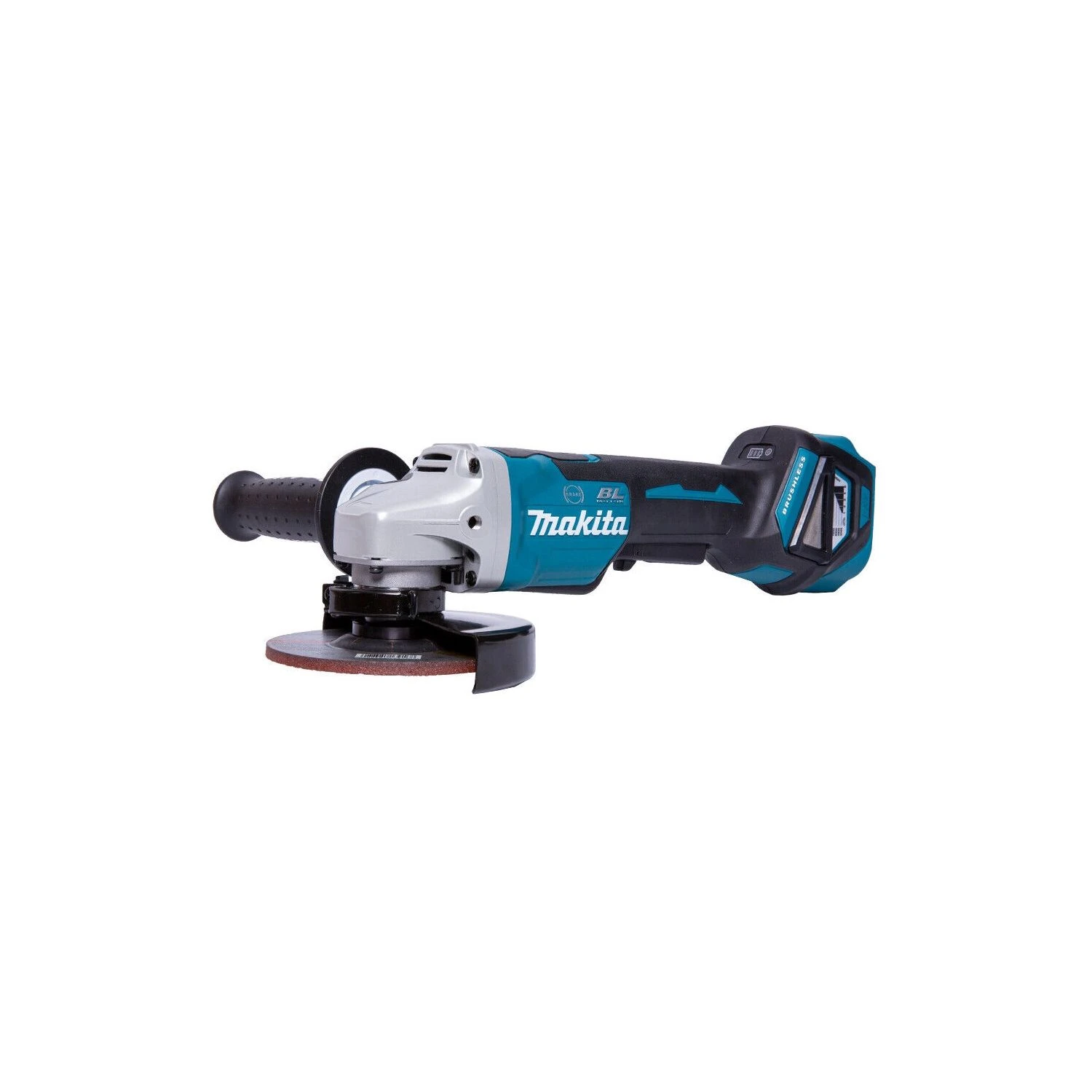 Makita DGA517 18V BL Grinder + 2 X 5.0Ah Batteries & Charger - Image 2