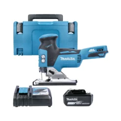 Makita DJV181 18V LXT Li-ion Brushless Barrel Handle Jigsaw With 1 X 6.0Ah Battery, Charger & Case