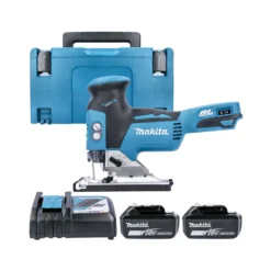 Makita DJV181 18V LXT Li-ion Brushless Barrel Handle Jigsaw With 2 X 4.0Ah Batteries, Charger & Case