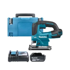Makita DJV184 18V LXT Cordless Brushless Top Handle Jigsaw With 1 X 4.0Ah Battery, Charger & Case