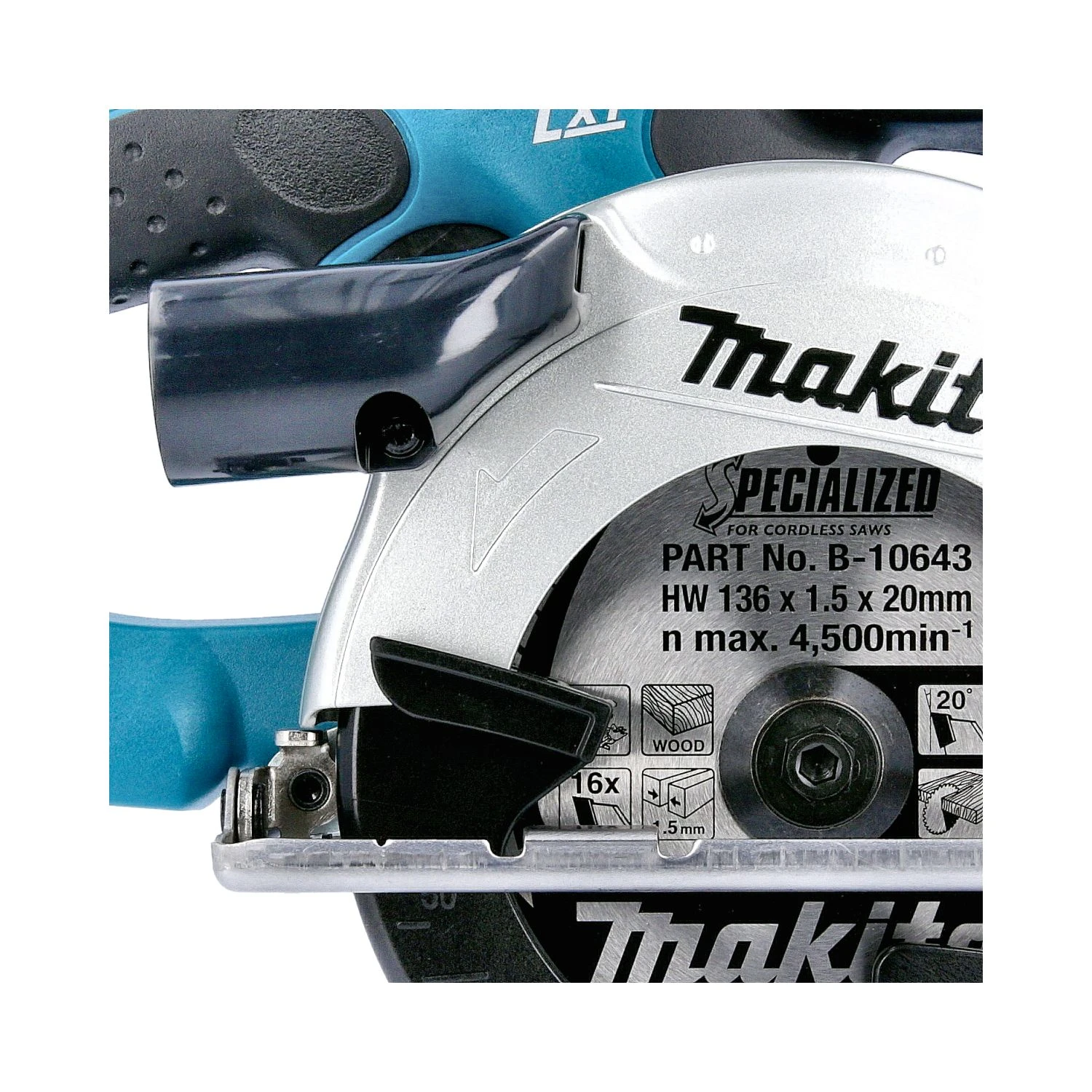 Makita DSS501 18V LXT Li-Ion 136mm Circular Saw With 2 X 5.0Ah Batteries & Charger - Image 7