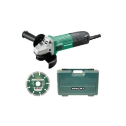 Hikoki G12STX/J7 Corded 4.5" / 115mm Angle Grinder With 1 X Diamond Blade In Carry Case 240V