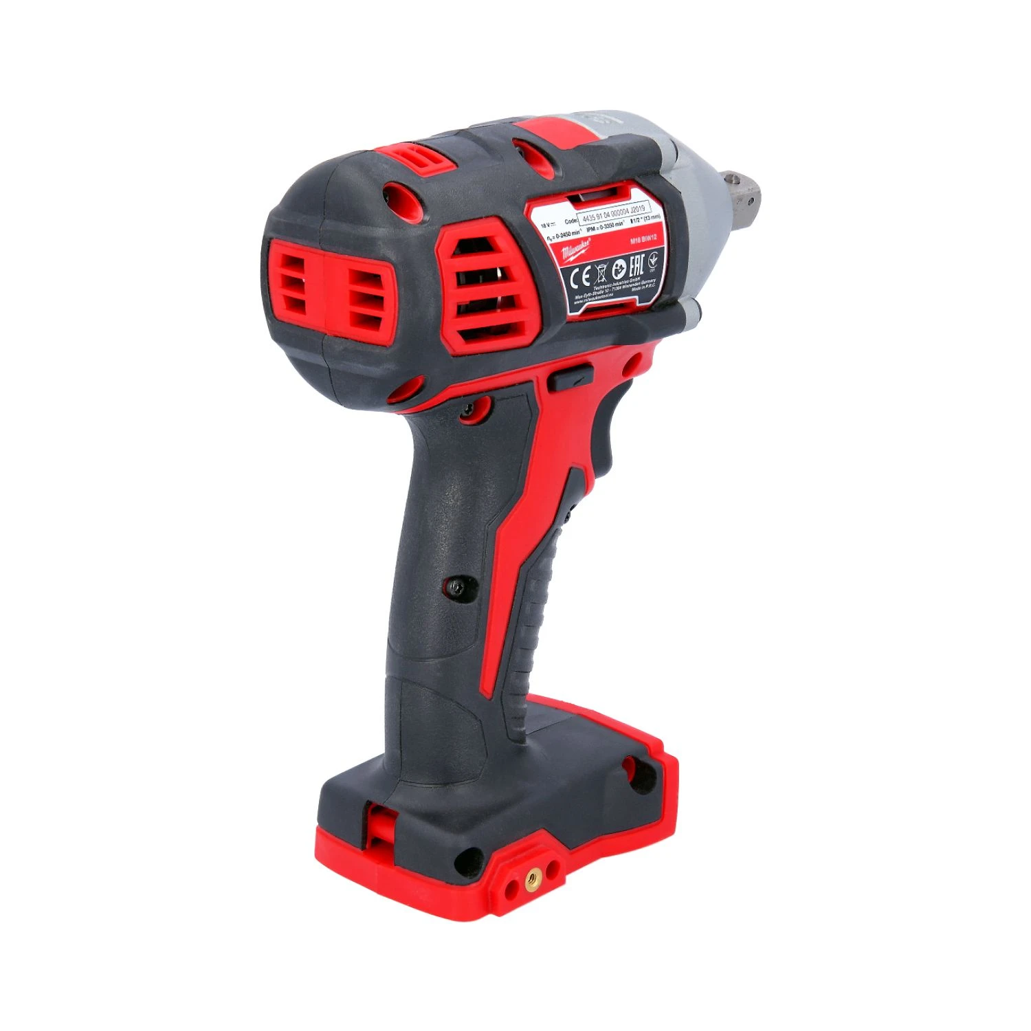 Milwaukee M18BIW12 M18 18V 1/2" Compact Impact Wrench With 2 X 6.0Ah Batteries & Charger - Image 5