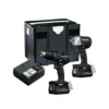 Panasonic PANC242LJ 18V Smart Combi Drill & Impact Wrench Twin Pack With 2 X 5.0Ah Bateries, Charger & Case