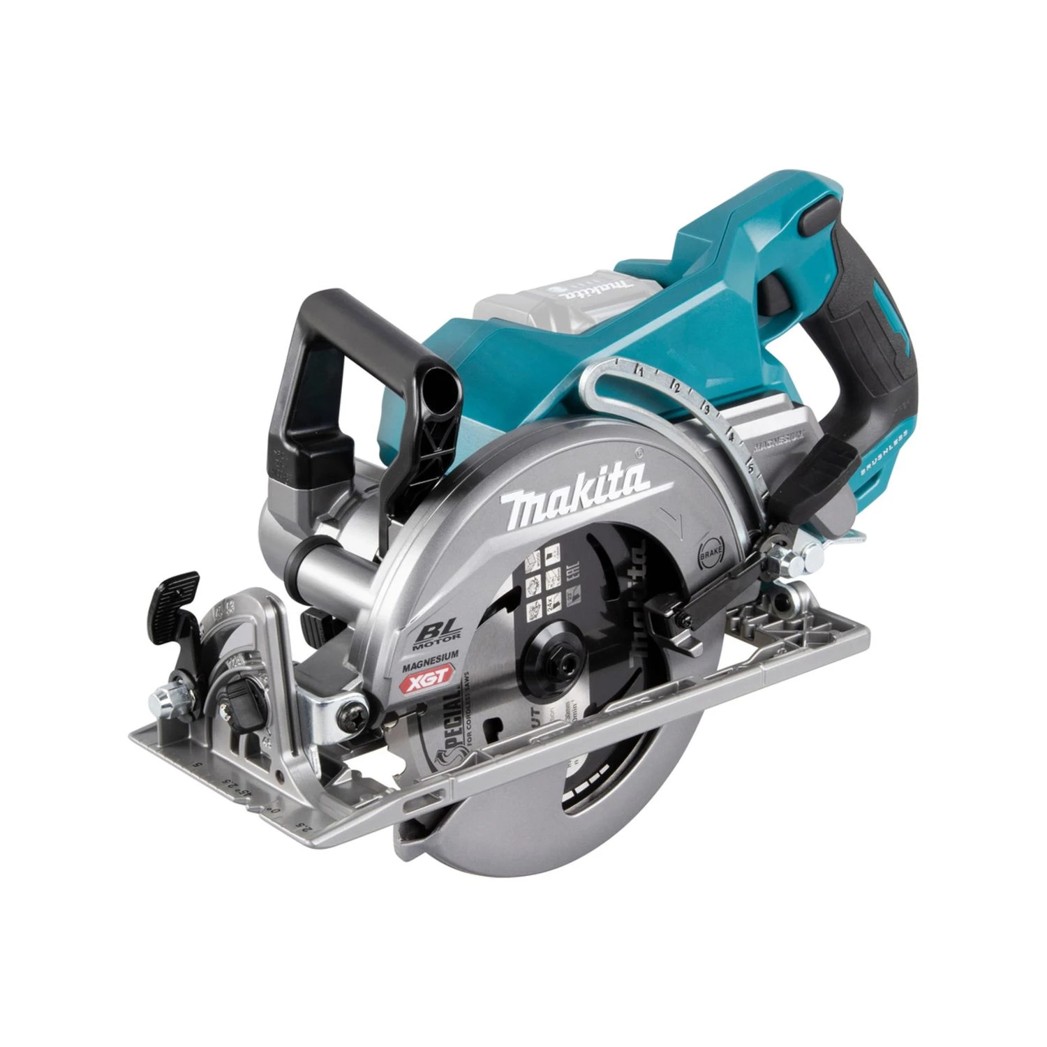 Makita RS001GD203 40Vmax XGT 185mm Cordless Brushless Circular Saw With 2 X 2.5Ah Batteries & Charger - Image 3