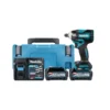 Makita TW004GD201 40V XGT Cordless 4-Speed Brushless Impact Wrench With 2 X 2.5Ah Batteries, Charger & Case