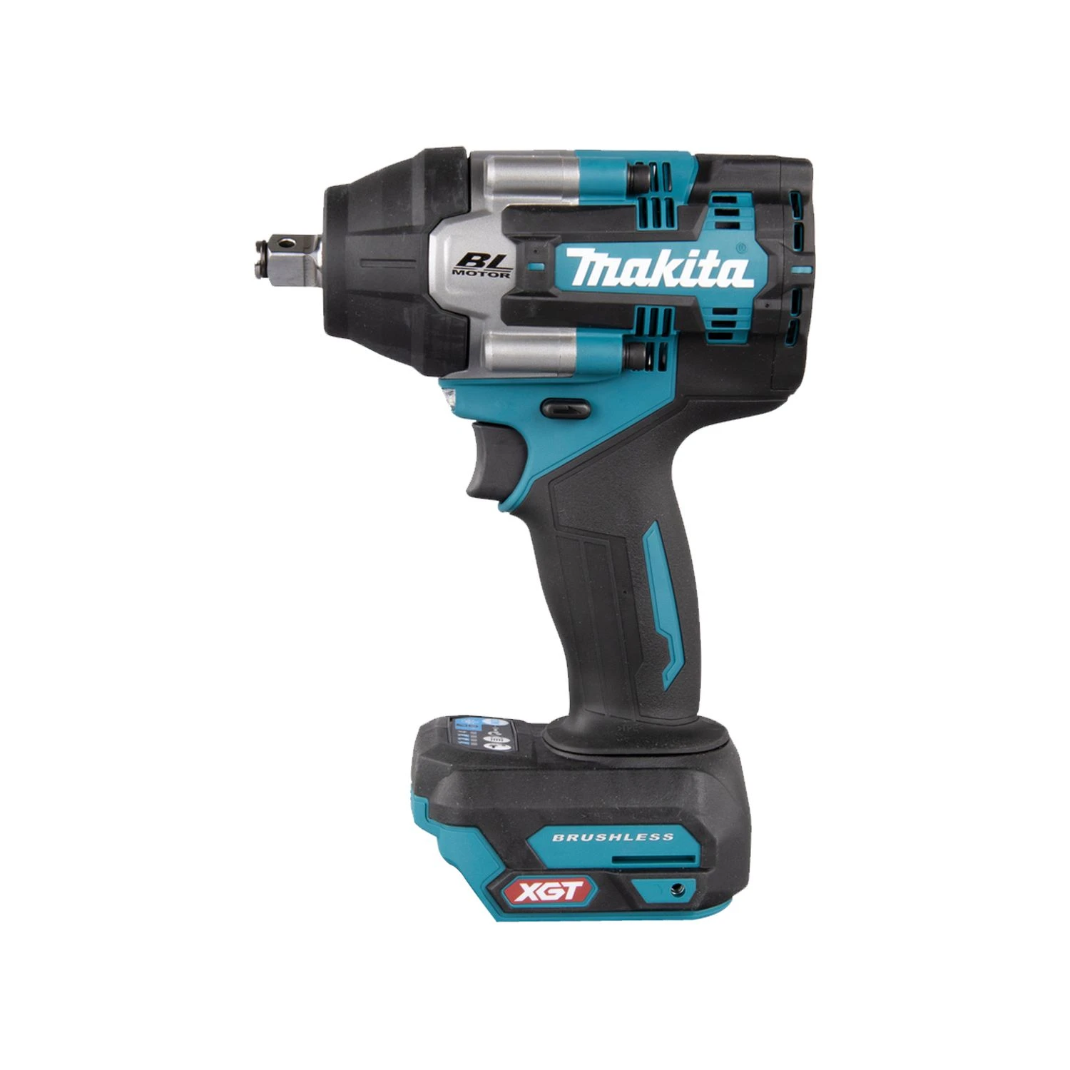Makita TW007GD201 40Vmax XGT Cordless Brushless 1/2" Impact Wrench With 2 X 2.5Ah Batteries, Charger & Case - Image 2