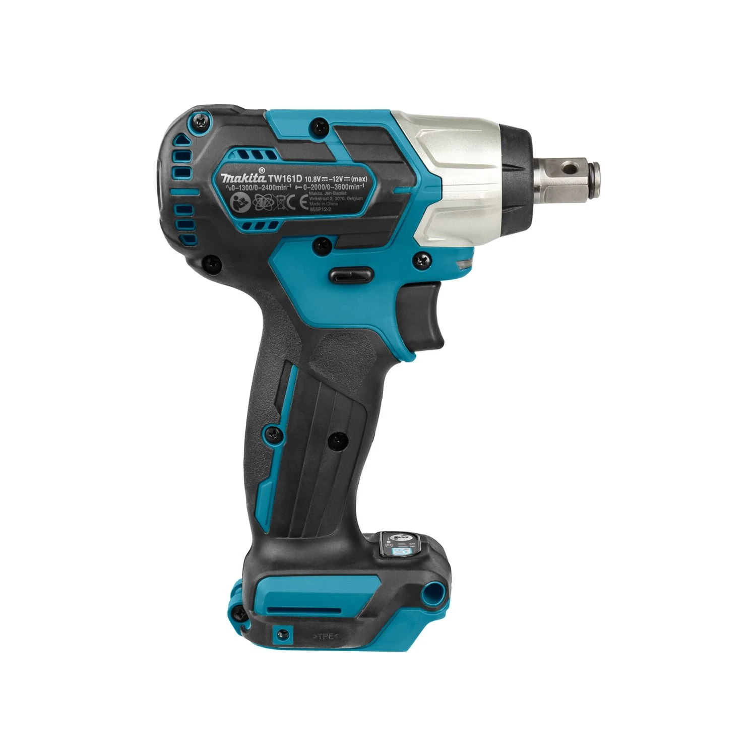 Makita TW161DSAJ 12V Cordless Brushless 1/2" Impact Wrench With 2 X 2.0Ah Batteries, Charger & Case - Image 6